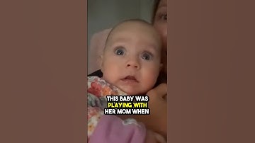 She heard the thunder for the first time 😨