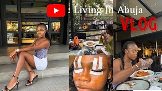 VLOG: Living in abuja + Hangouts with my friends + lashes + lunch date.