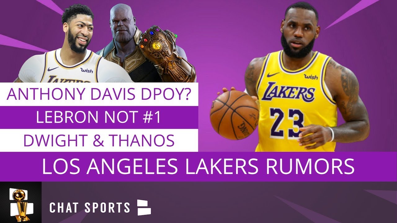 Lakers Rumors On Lebron James 3rd Best Nba Player Dwight Howard Starting Anthony Davis 2020 Dpoy Youtube