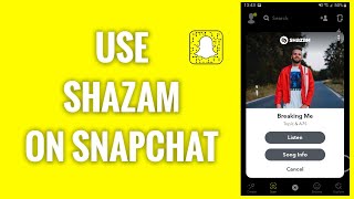 How To Use Shazam On Snapchat & Find Out What Song Is Playing screenshot 5