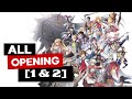 All Trails of Cold Steel I, II, III, IV Opening [1 & 2] + Hajimari No Kiseki Opening