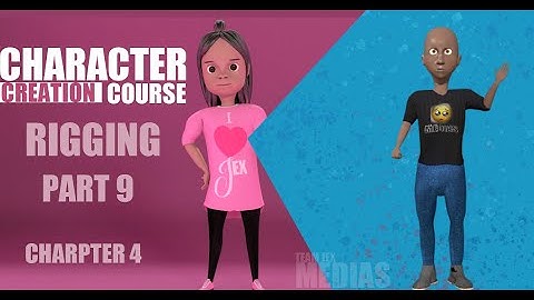 CHARACTER CREATION IN BLENDER  RIGGING PART 9  ( CHAPTER 4)