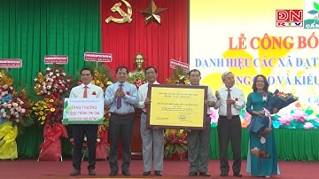 Cẩm Mỹ: Đón nhận danh hiệu các xã đạt nông thôn mới nâng cao và kiểu mẫu