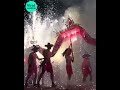 Dazzling 'dragon burning' spectacle: a national heritage fireworks showcase in Qiaolin, Guangdong!