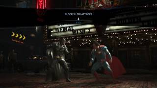 Injustice 2 - Tutorial: Basic Movement Training, Attacks, Defenses, Overhead Attack, Block 3 Attacks