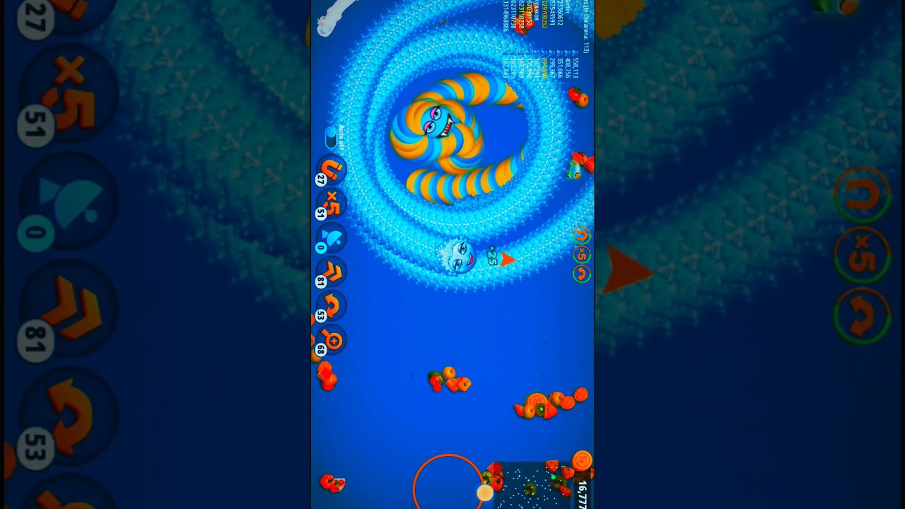 WORMSZONE.IO|SNOWFLAKE SNAKE/Best Kills WormsZoneio/