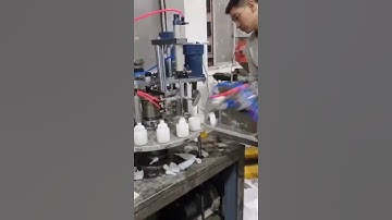 Automatic flat bottle filling capping machine with feeder