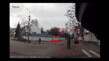 Classifying Pedestrian Actions In Advance Using Predicted Video of Urban Driving Scenes