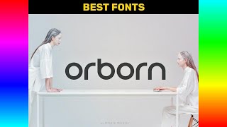 Display Fonts: Orborn - Round Futuristic Font