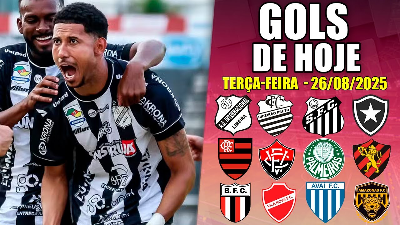⚽ TODOS OS GOLS DESTA TERÇA-FEIRA 26/08/2025 - GOLS DO DIA, GOLS DE HOJE, GOLS DA RODADA (COMPLETO)