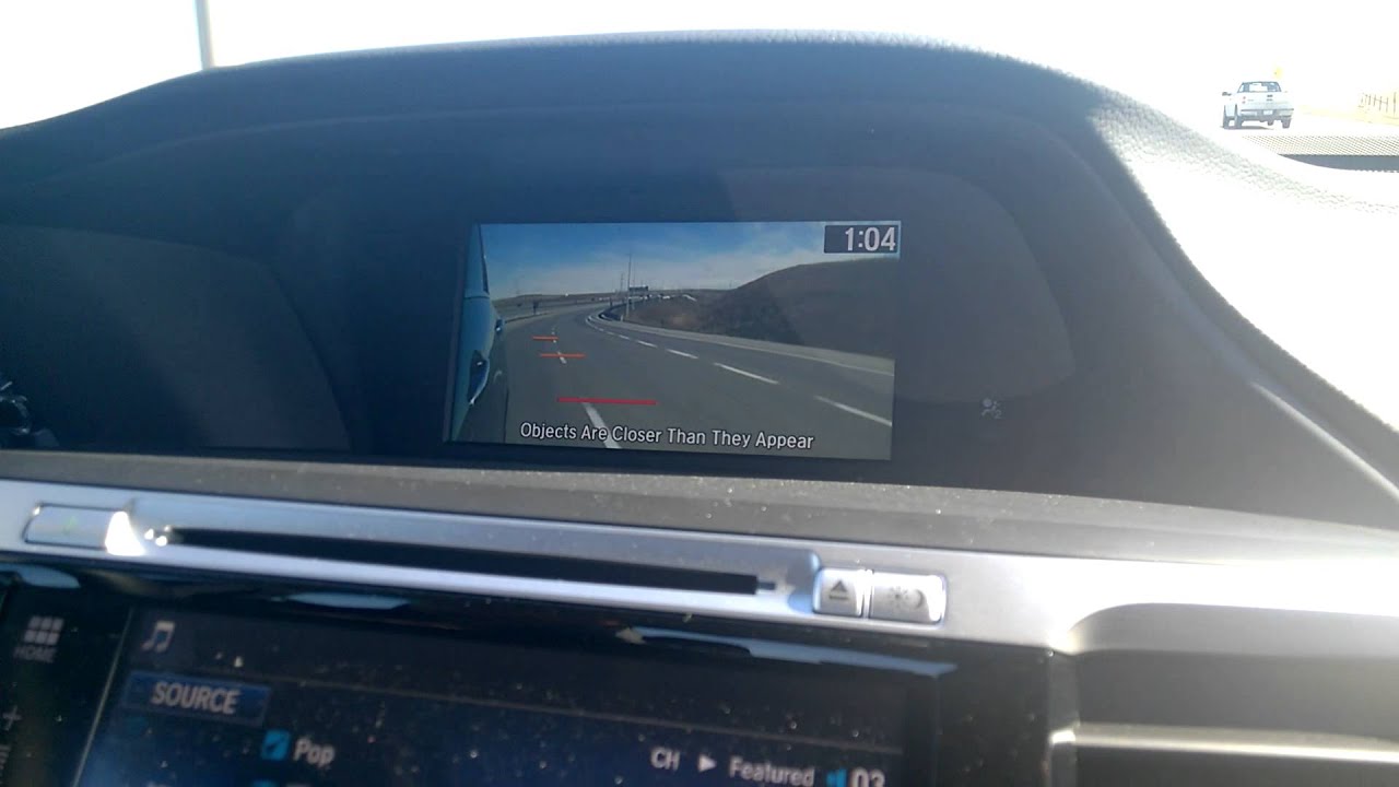 Honda Blind Spot Monitor Camera in the 2016 Honda Accord - YouTube