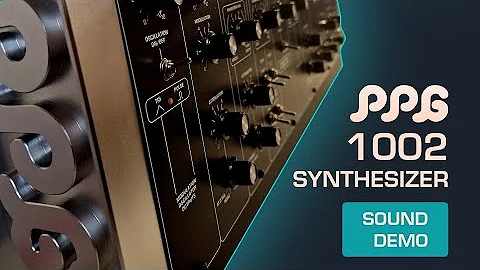 PPG 1002 Synthesizer Sound Demo