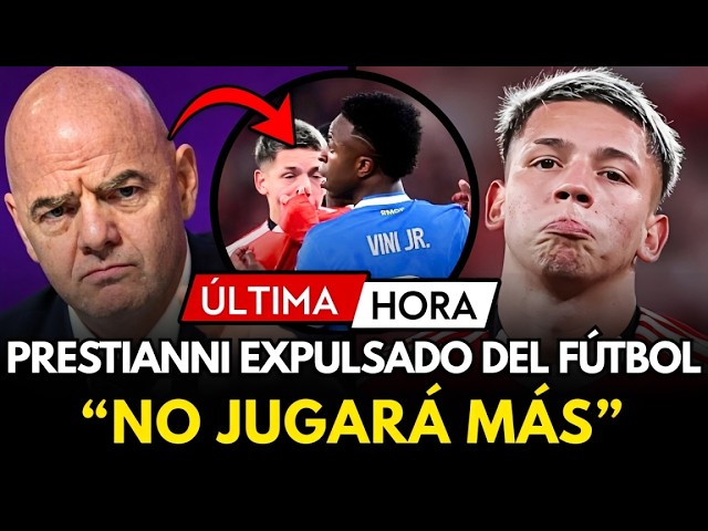🚨 ESCÁNDALO MUNDIAL: FIFA CONFIRMA INSULTO RACISTA A VINICIUS Y EXPULSA A PRESTIANI DEL FÚTBOL