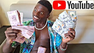 How Much YouTube Been paying me (YouTubechangedmylife).
