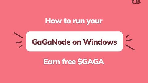 GaGa Node Airdrop: How to Run the Gaga Node Free Mining App on Windows PC 🔥 Meson Network Mining