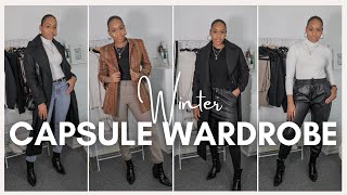 Winter capsule wardrobe 15 Pieces over 30 outfits