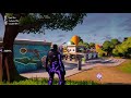 Fortnite OG Skull Trooper in party royale gameplay.