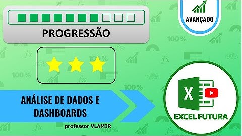 Gráfico de progresso (Excel: função REPT)