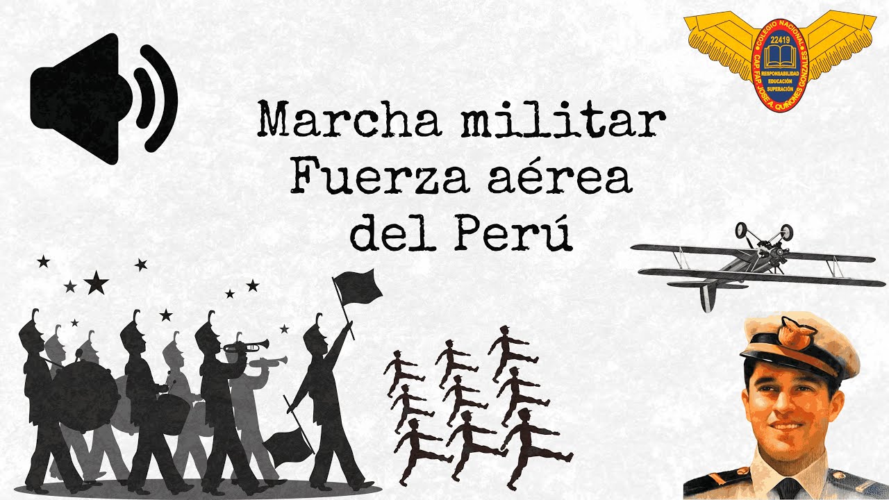 Marcha militar - Fuerza aérea del Perú IE JAQG Nasca
