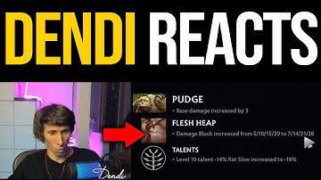 DENDI REACTS to Pudge Patch 7.31d