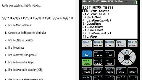 How to Do Descriptive Statistics on a TI 83/84 Calculator