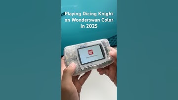 Playing Dicing Knight on Wonderswan Color in 2025 #retrogaming #bandai #console