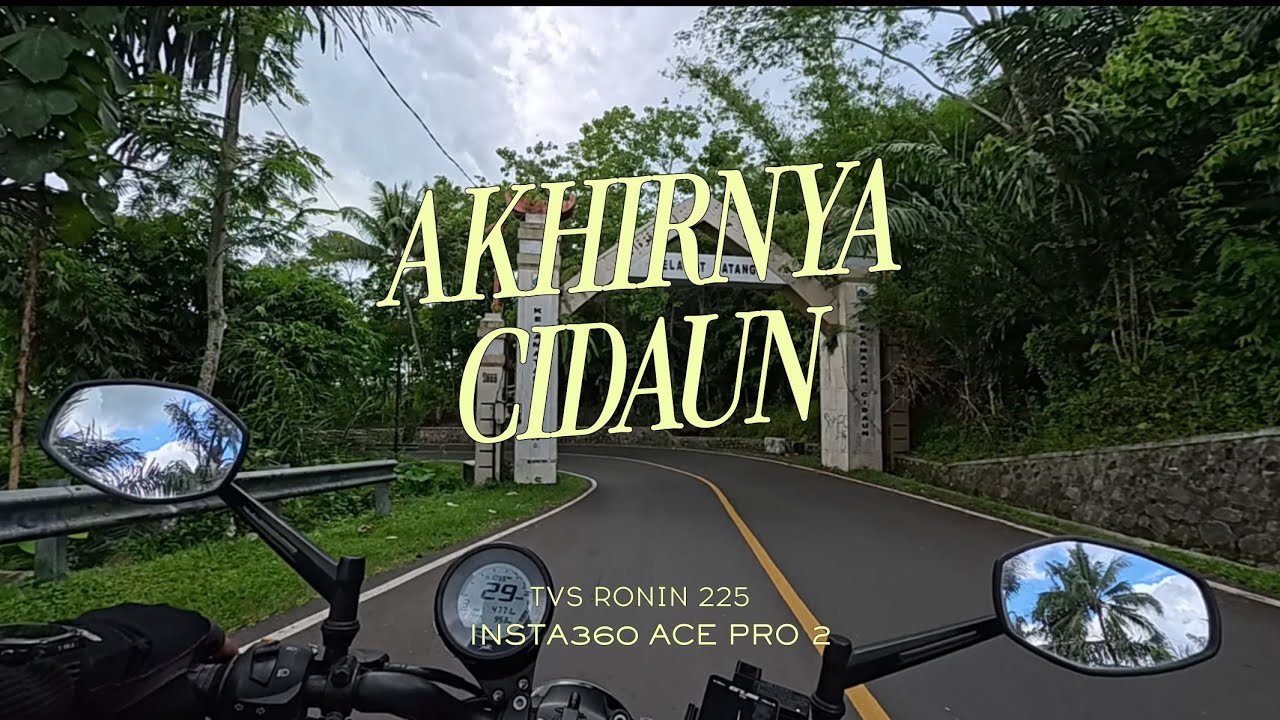 Obrolan Random di Naringgul menuju Cidaun Cianjur | TVS Ronin 225 | Insta360 Ace Pro 2