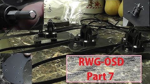 RWG OSD #7 Assembling the Skate Plates / Belts and Wheels! OverSize Delta 3D Printer Build.