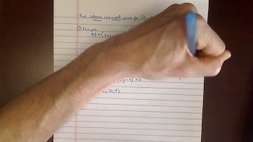 Extrema and Saddle Points for a Multidimensional Function