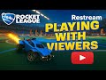 ROCKET LEAGUE - Playing custom games and tournaments! - PLAYING WITH VIEWERS!