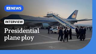 Was the press told about Trump's secret Air Force One move | The World | ABC NEWS