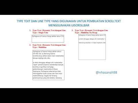 Type Text & Line Type pada Pembuatan Scroll Text di Macromedia Flash Professional 8
