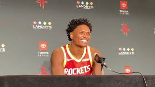 Details Amen Thompson Shines at Rockets Media Day 2026 — Big Season Incoming Guide