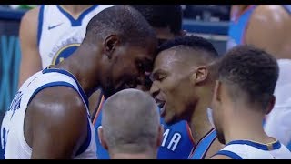 Kevin Durant & Russell Westbrook Come Face To Face In Heated Argument!