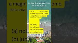🔥 SSC CHSL & WBCS Previous Year English Questions | PYQ Quiz Challenge #shorts