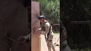 Explosive breaching training