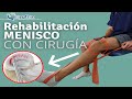 Lesión de MENISCO RODILLA - REHABILITACION CON CIRUGIA - EJERCICIOS Fisioterapia | Fisiolution