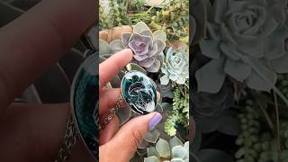 Easy and Adorable UV Resin Necklace Pendants 🪐🪐 #uvresinjewelry #resinart