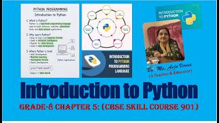 Grade 8 AI Chapter 5 Introduction to Python | All Answers | CBSE Skill Course 901 | Anju Verma