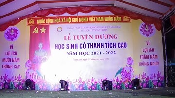 LỄ TUYÊN DƯƠNG HỌC SINH CÓ THÀNH TÍCH TIÊU BIỂU XUẤT SẮC NĂM HỌC 2021 - 2022