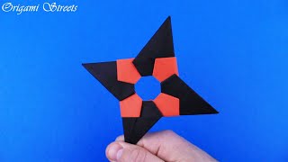 Как сделать сюрикен из бумаги by Origami Streets 1,267 views 1 month ago 6 minutes, 15 seconds