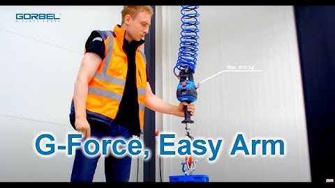 Gorbel G-Force a Easy Arm - inteligentní elektronické balancéry