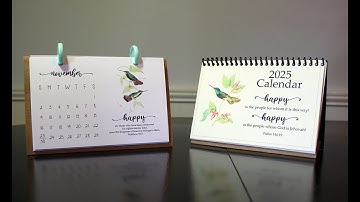 Desktop Calendar Tutorial
