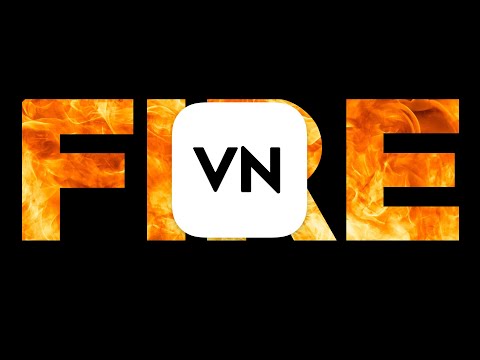 FIRE Text Effect In Vn Video Editor ( Easiest way )