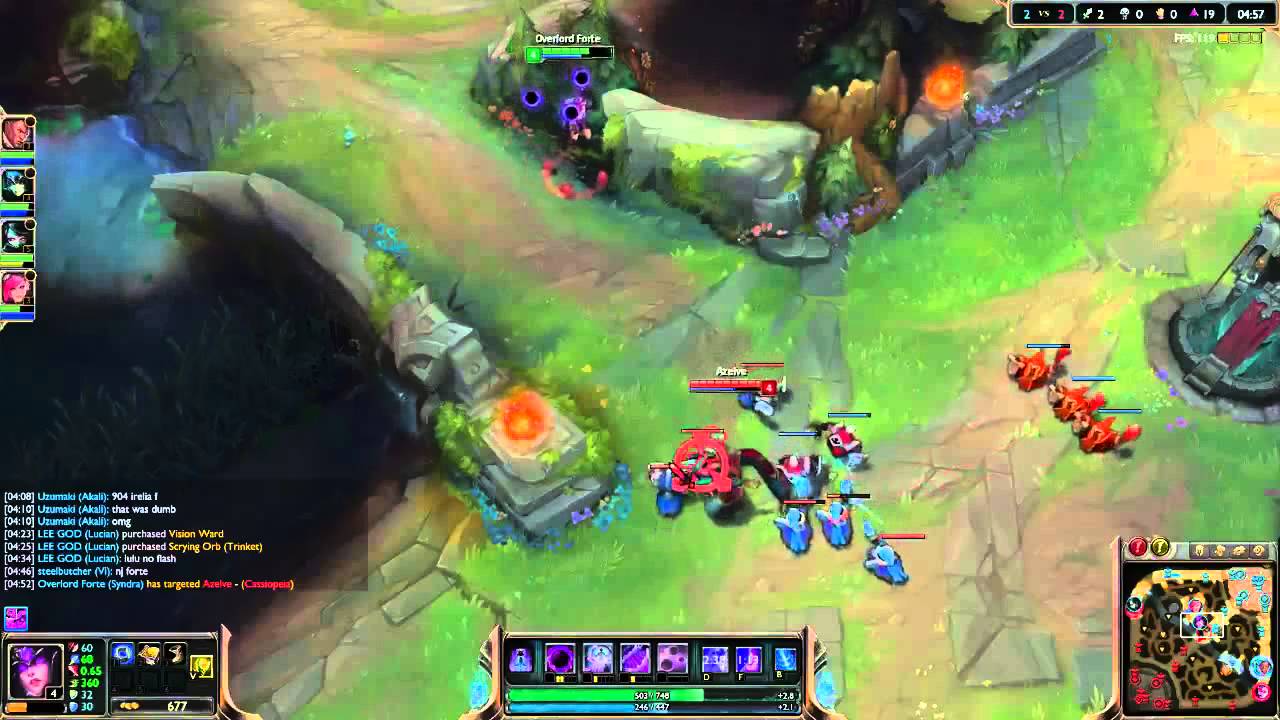 Syndra Scatter Bug (VS Cassiopeia) [Patch 5.??]