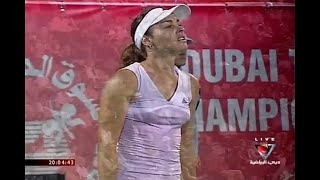 Martina Hingis vs. Sania Mirza Dubai 2006 R1 ❤️🤍