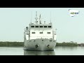 Reprise de la liaison maritime ziguinchor dakar  test du bateau diambogne russi