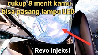 cara pasang lampu LED di Revo ijeksi