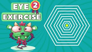 Expanding Hexagon - Level 2 |  Eye Exercises For Speed Reading
