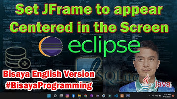 How to set JFrame to appear centered, regardless of monitor resolution? - Bisaya Programming